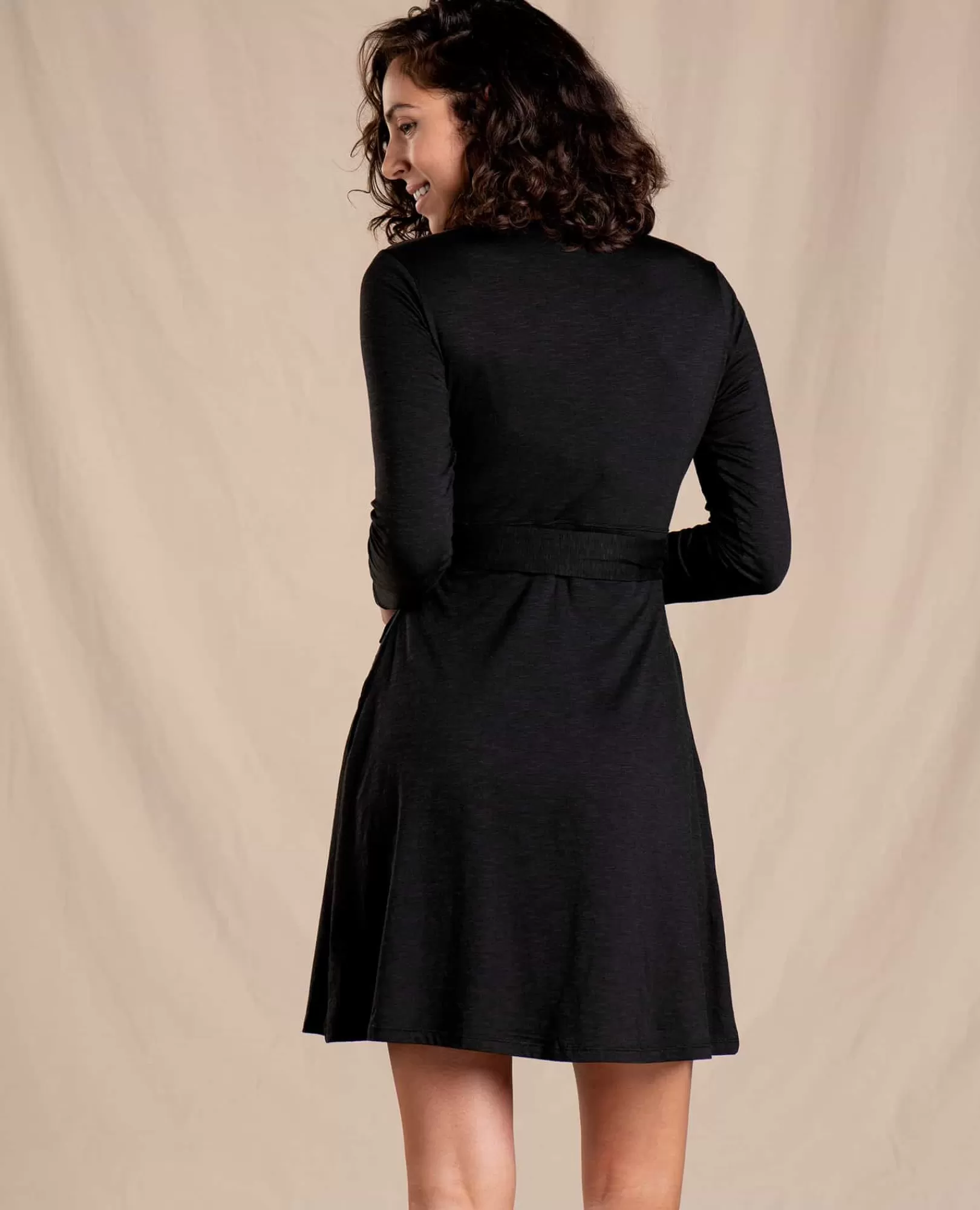 Sale Toad&Co Cue Wrap Long Sleeve Dress