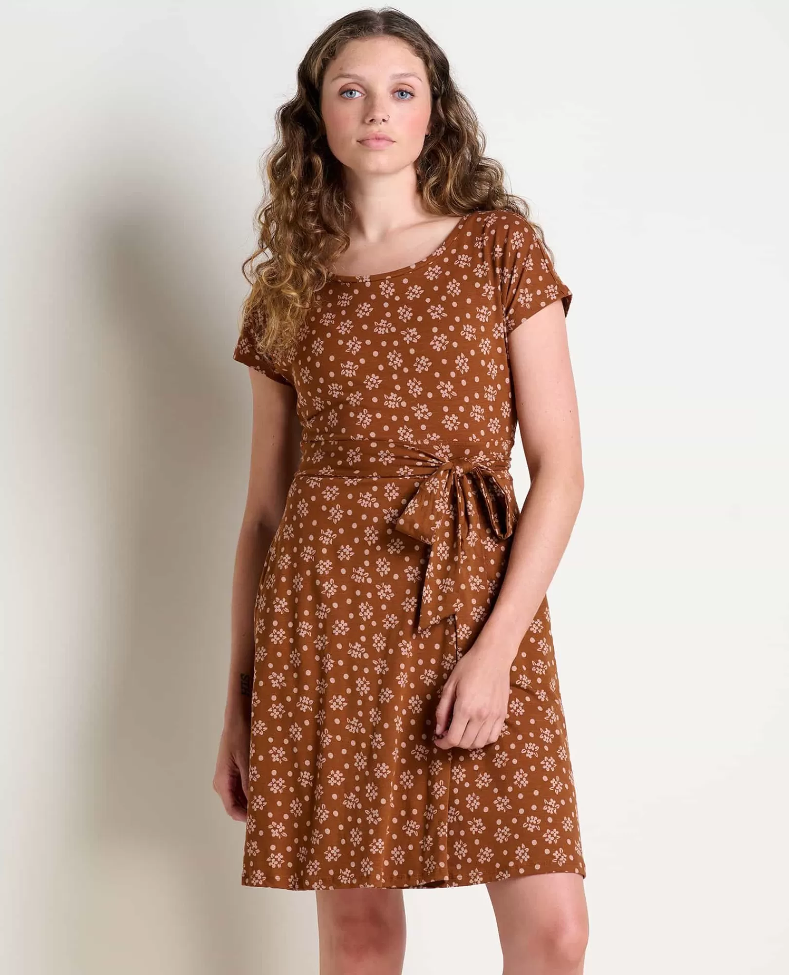 New Toad&Co Cue Wrap Short Sleeve Dress