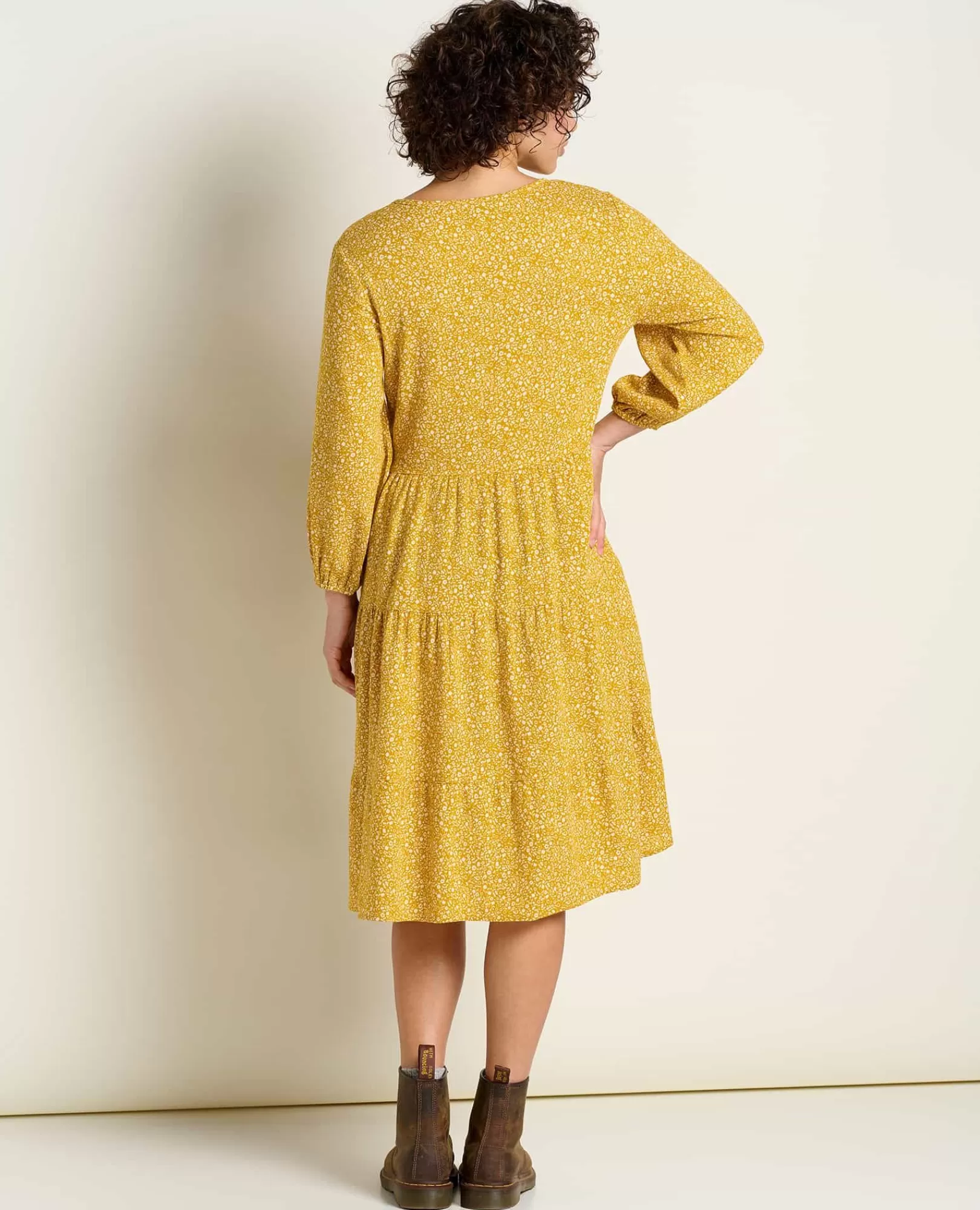 Hot Toad&Co Manzana Tiered Long Sleeve Dress