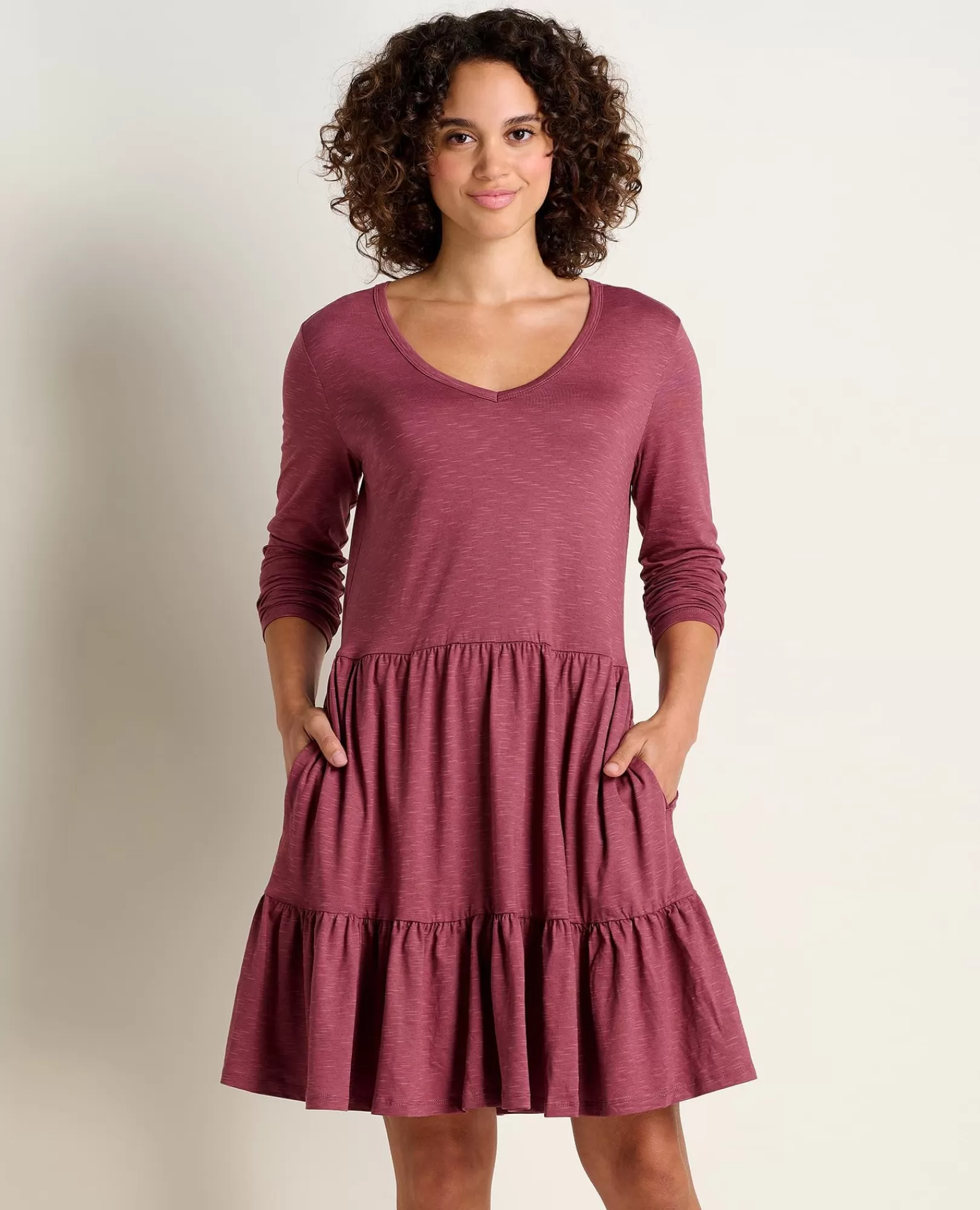 Flash Sale Toad&Co Marley Tiered Long Sleeve Dress