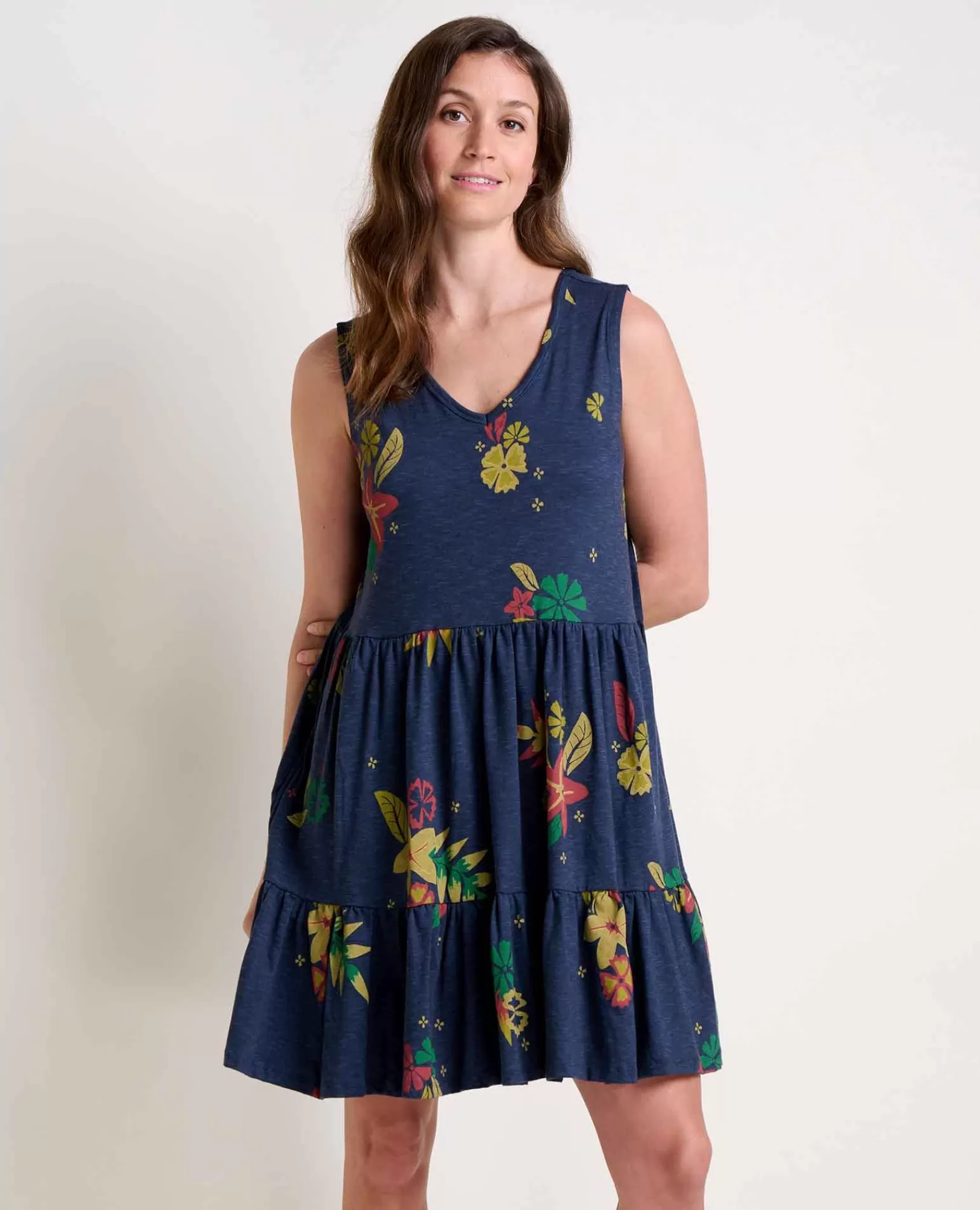 Outlet Toad&Co Marley Tiered Sleeveless Dress