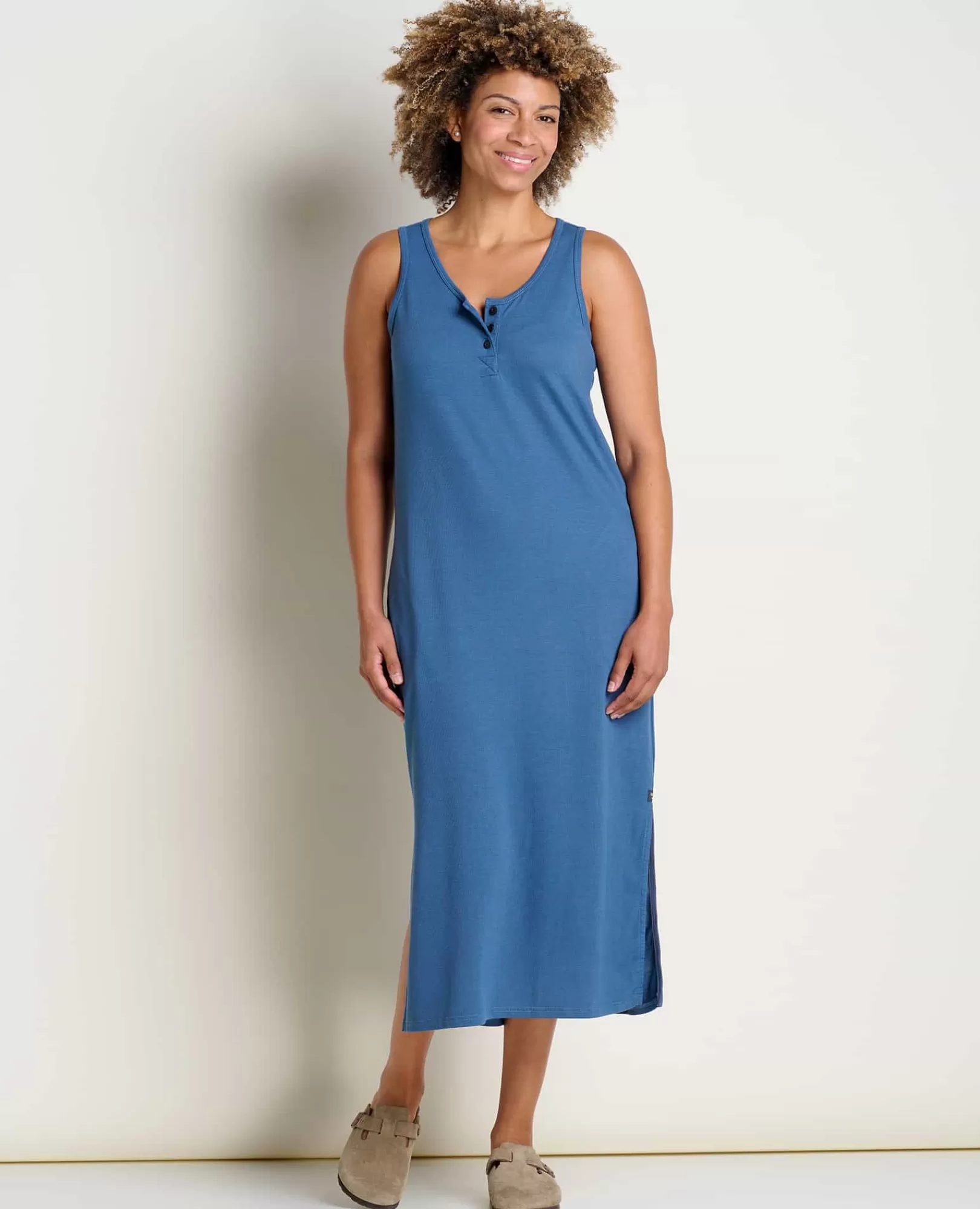 Clearance Toad&Co Piru Henley Midi Tank Dress