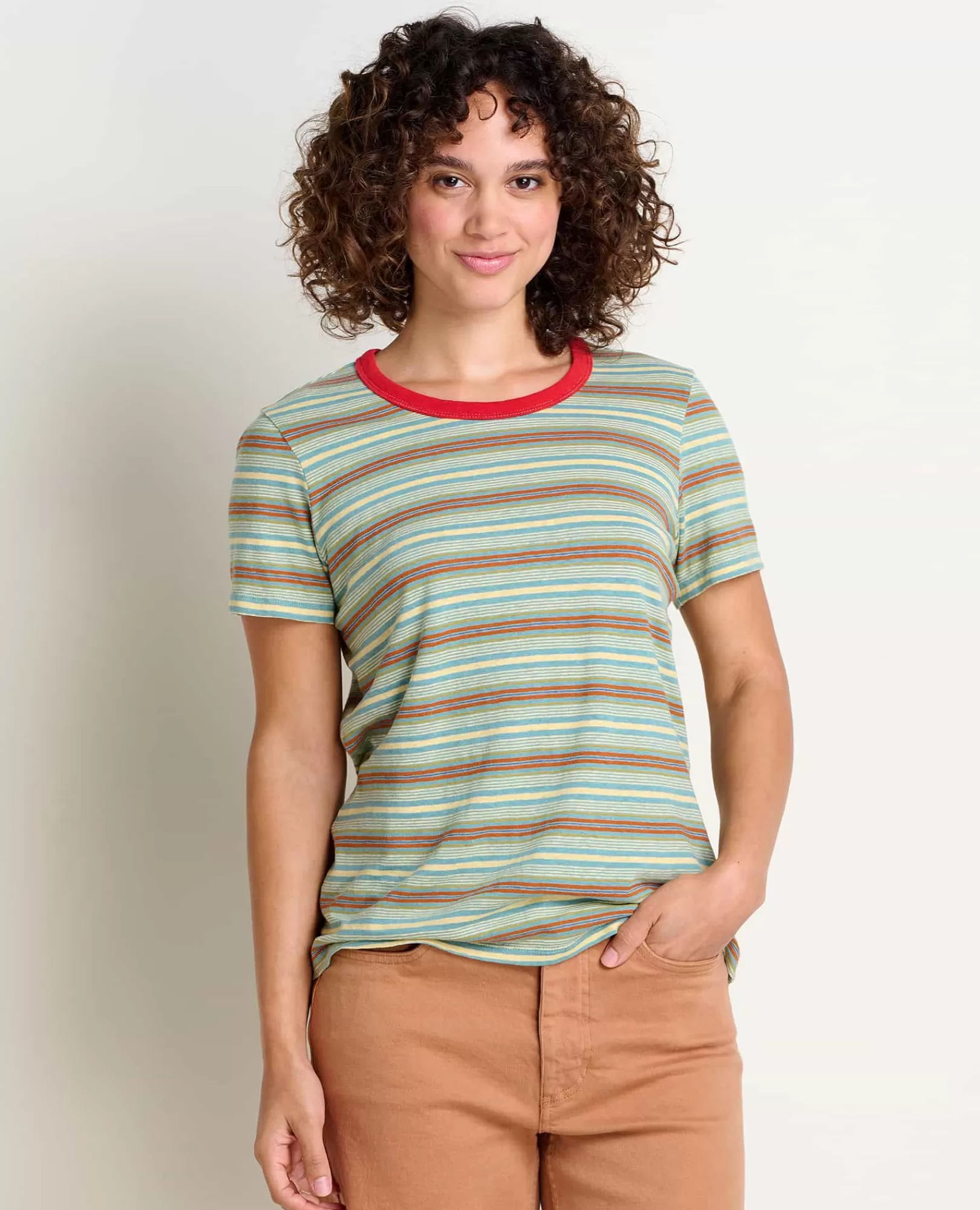 Shop Toad&Co Women's Grom Ringer Crew