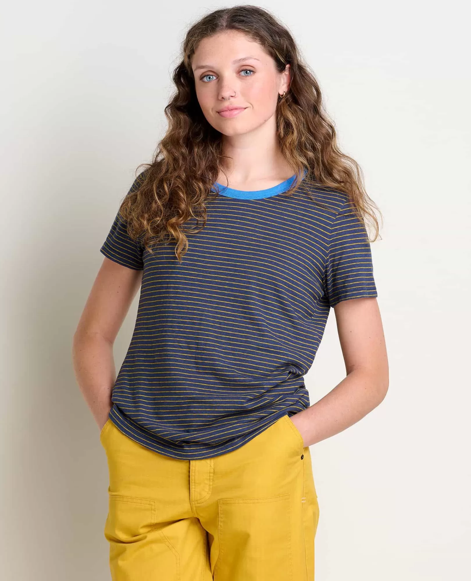 Discount Toad&Co Women's Grom Ringer Crew