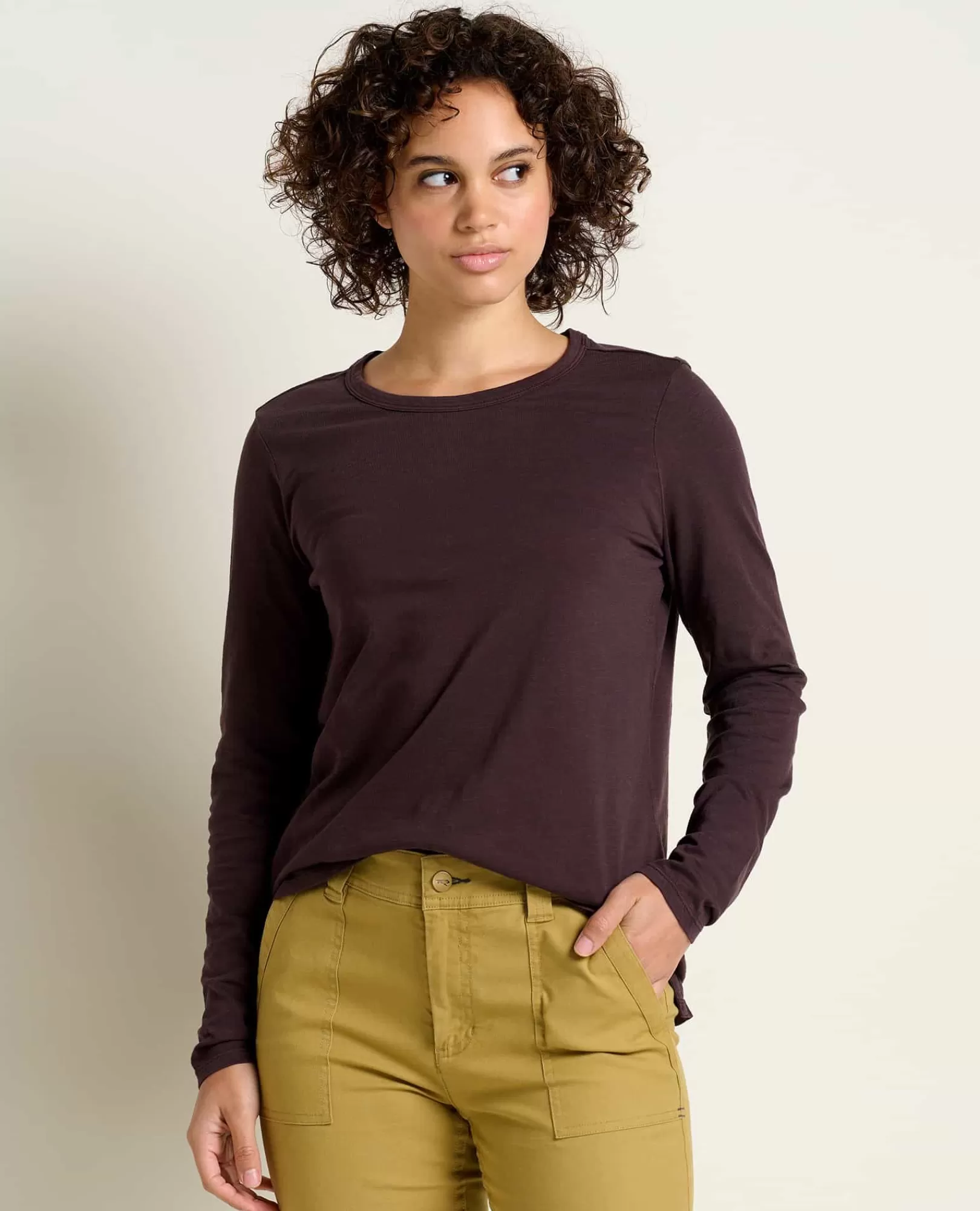 Hot Toad&Co Women's Primo Long Sleeve Crew