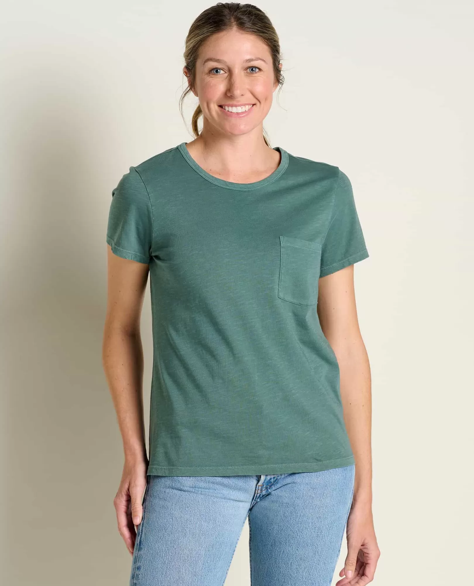 Hot Toad&Co Women's Primo Short Sleeve Crew