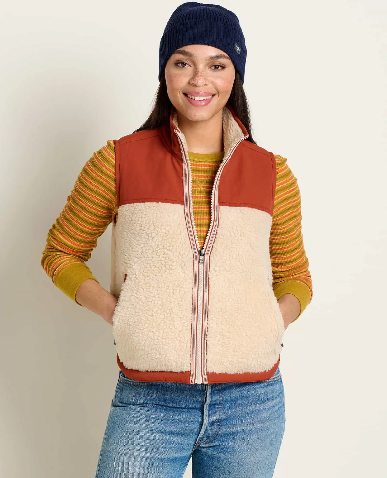 Clearance Toad&Co Women's Sespe Sherpa Vest